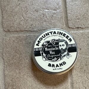 Mountaineer Moustache Wax - Black and White